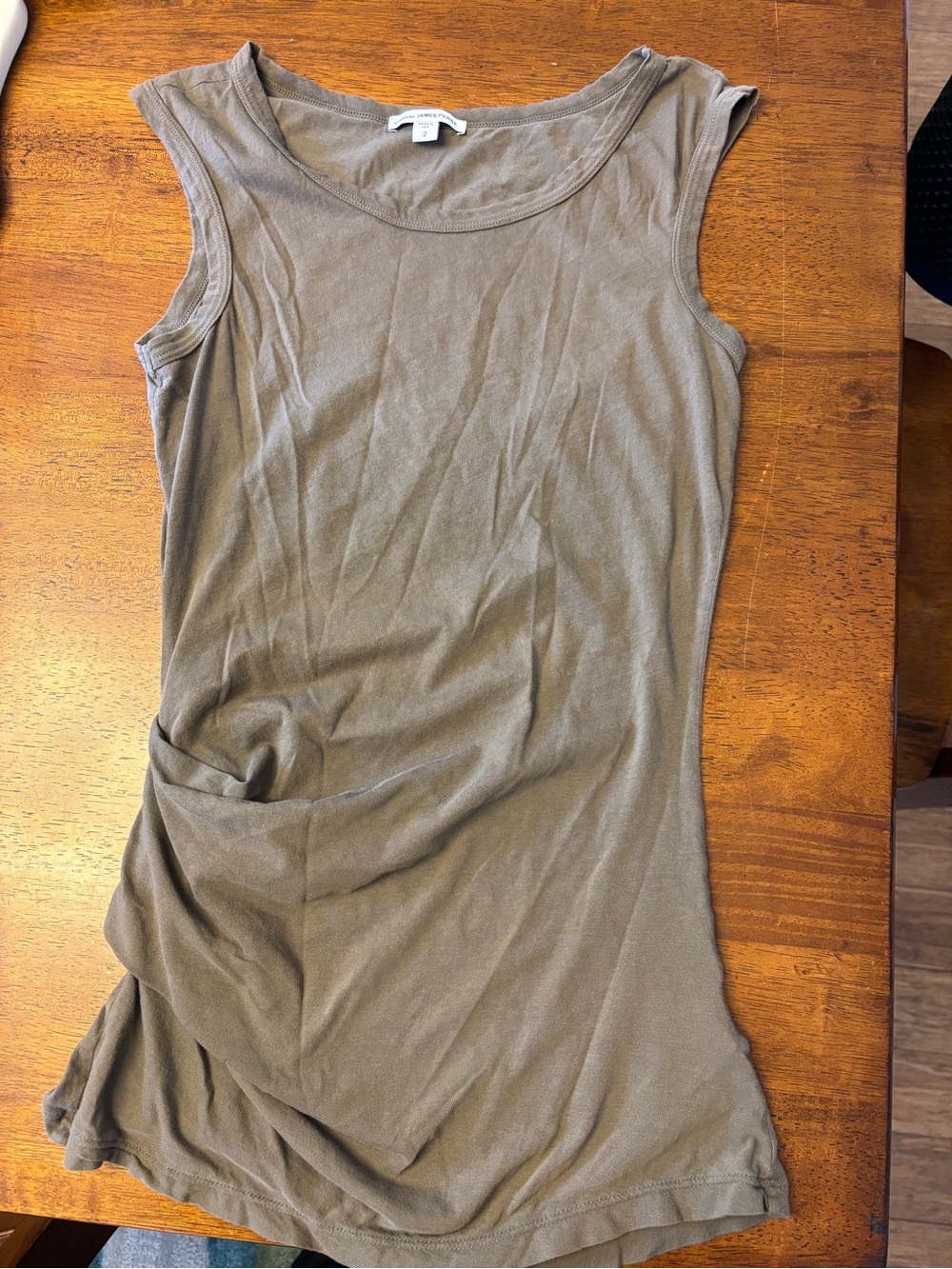 James Perse dark tan Sleeveless Women’s Tank Top size 2 worn once